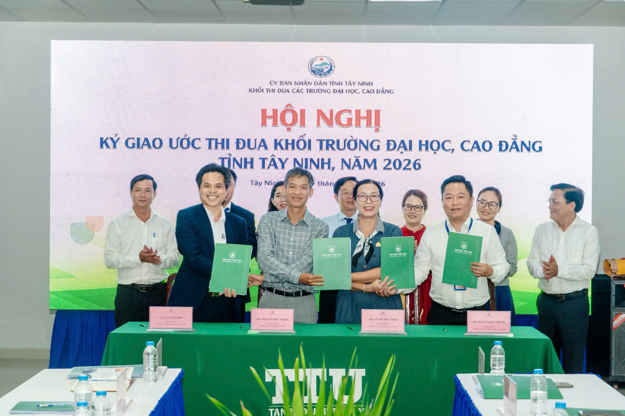 TRƯỜNG ĐẠI HỌC TÂN TẠO GIỮ VAI TRÒ KHỐI TRƯỞNG KHỐI THI ĐUA CÁC TRƯỜNG ĐẠI HỌC, CAO ĐẲNG TỈNH TÂY NINH NĂM 2026