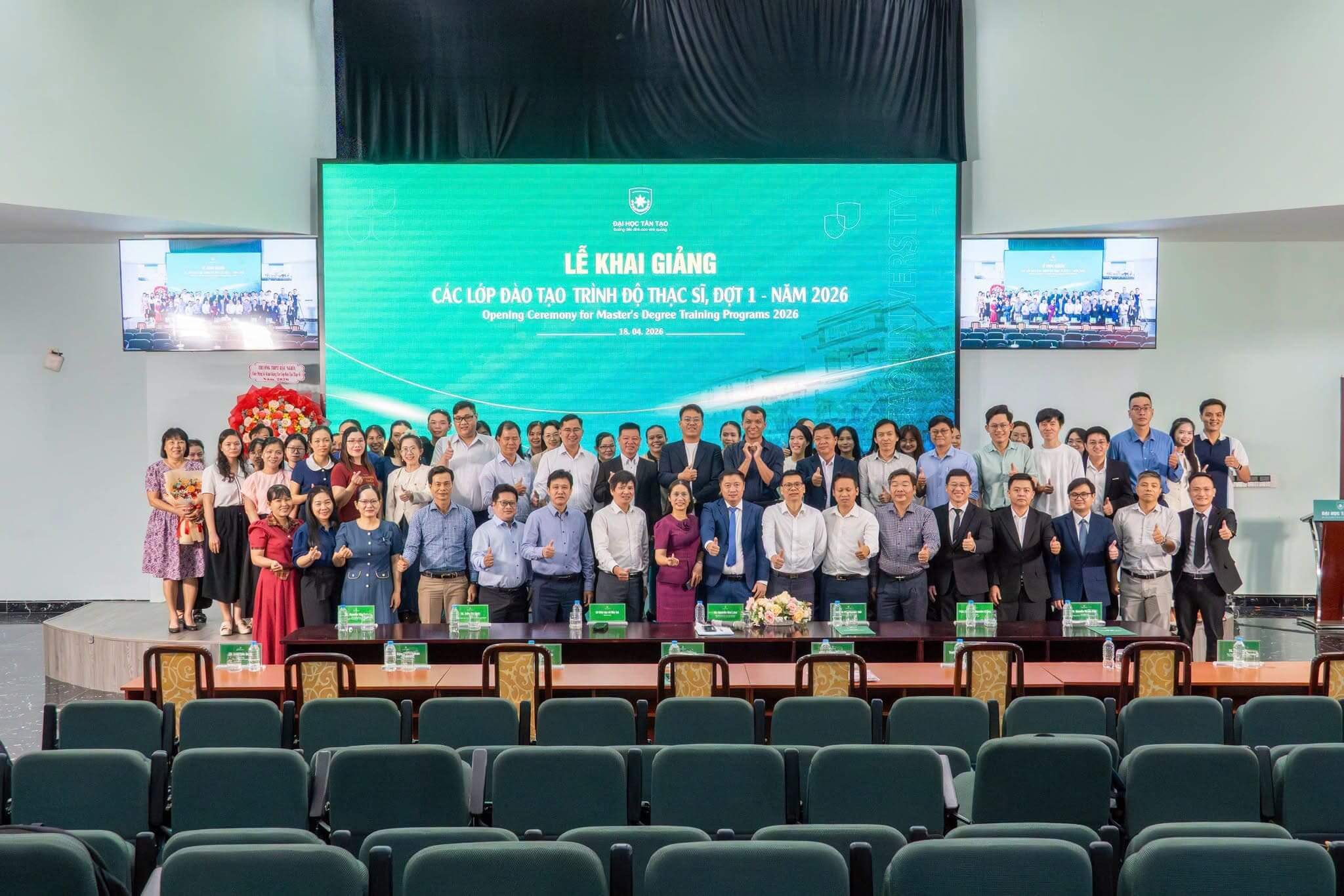 LỄ KHAI GIẢNG CÁC LỚP ĐÀO TẠO THẠC SĨ ĐỢT 1 – NĂM 2026: KHỞI ĐẦU HÀNH TRÌNH CHINH PHỤC TRI THỨC MỚI